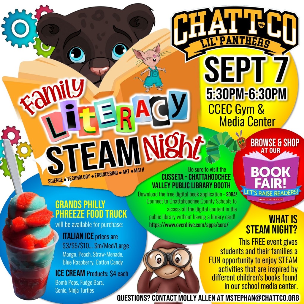 CCEC Family STEAM Night Poster